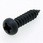 M3x12mm ナベ頭タッピングビス(ステンレス/黒色/40本)