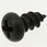 M4x 8mm ナベ頭タッピングビス(ステンレス/黒色/32本)