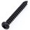 M4x30mm ナベ頭タッピングビス(ステンレス/黒色/14本)