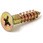 M3.5x16mm 皿頭木ねじ(鉄クロメート/30本)