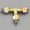 4x 4x 4mm ユニオン(ティー/黄銅製)