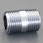R 1/2"xR 1/2" 給水管ニップル(クロムメッキ)