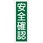 360x120mm 短冊形一般標識[安全確認]