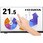 「5年保証」10点マルチタッチ対応21.5型ワイド液晶ディスプレイ