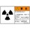 PL警告表示ラベル(ANSI準拠)│放射から生じる危険：放射性物質/電離放射線│日本語(ヨコ)