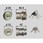プッシュプルハンドル用(PS)シリンダセットB型(防犯仕様)