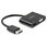 DisplayPort - HDMI VGA 変換アダプタ/DisplayPort 1.2 - HDMI 2.0(4K60Hz)またはVGA(1080p)/ディスプレイポート映像変換コンバータ