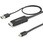 HDMI-Mini DisplayPort 変換ケーブル 2m 4K/30Hz USBバスパワー Mac/Windows対応