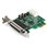 RS232Cシリアルアダプターカード/PCI Express x1/4ポート/16950 UART/ロープロファイル/Windows & Linux