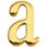 真鍮切り文字(30サイズ)小文字 ブラスレター