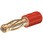 マルチコンタクト テストアダプタ， 4mm プラグ， 2mm ソケット， 赤 24.0106-22