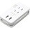 USB2ポート付き3口電源タップ