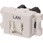 RJ45モジュラージャック+JISプレート用アダプタセット