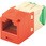 カテゴリ6 RJ45モジュラージャック UTP 28・30AWG TGタイプ 赤 CJT688TGRD