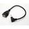 USBケーブル USB L型延長ケーブル 20CM USB A(L型上向き オス) / USB A(メス)