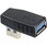 USB変換コネクタ USB3.0 L型下向き変換コネクタ USB A(L型下向き オス) / USB A(メス)