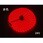 LEDテープライト 1連 赤色(5m) DC24V