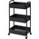 キャスター付スチール3段ローリングワゴン