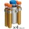 【レンタル】ビオラモ汎用遠心機 TS-7C用バケット 50mL遠沈管×4本+15mL遠沈管×16本 7M5015-1シリーズ