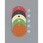 38mm    タグブランク(アルマイトアルミ 丸/レッド/5枚)