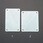 85x140x 1.6mm スチールプレート(ユニクロメッキ/ネジ穴付