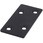 fort黒塗装 2X4用金具 プレートP1-BK