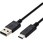 USBケーブル 2.0 タイプC USB-C PS5対応 コントローラー充電 RoHS指令準拠(10物質) ブラック