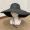 つば広日よけハット