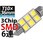 T10×36mmLEDバルブ 3chipSMD×6