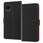 AQUOS sense4/lite/basic/sense5G 手帳 マグネット/ブラック/レッド