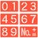 スプレーシート 数字セット