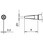 こて先(T38・鉛フリーはんだ対応・400℃)