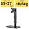 モニターアーム モニタースタンド ディスプレイ 【17インチ～27インチ】 昇降タイプ 10段階