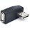 USB(A) 方向変換 L型アダプタ オス両面差タイプ
