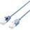 LANケーブル Cat6A スイングコネクタ 左右90°回転 爪折れ防止 スリムケーブル(直径3.5mm) RoHS