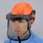 防災面(ヘルメット付)