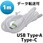 Android用USBケーブル Type-A(2.0)、USB Type-C