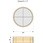 木製曲げ輪ふるい(通し)30cmタイプ 粗目(7.5mm)
