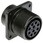 Amphenol Industrial MIL規格丸型コネクタ MS3102A， シリーズ， メス， 10極 MS3102A-18-1S