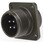 Amphenol Industrial MIL規格丸型コネクタ MS3102A， シリーズ， オス， 4極 MS3102A-14S-2P