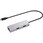 Giga対応 USB-C接続 LANアダプター ハブ付 シルバー
