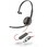 Poly Blackwire 3210 Monaural USB-C Headset +USB-C/A Adapter