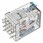Finder パワーリレー 12V dc， 4c接点 プラグイン タイプ