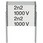 EPCOS フィルムコンデンサ，400V dc，1.5nF，±10%