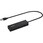 Giga対応 USB-A LANアダプターハブ付 ブラック