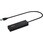 Giga対応 USB-A LANアダプターハブ付 ブラック