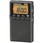 イヤホン巻取り液晶ポケットラジオ AudioComm ブラック RAD-P209S-K [AM/FM /ワイドFM対応]