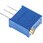 Bourns 半固定抵抗器(トリマポテンショメータ) 20kΩ スルーホール 25回転型 3296W-1-203LF