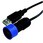 Bulgin USBケーブル， USB A → Micro USB B， PXP4040/B/2M00