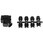 MH Connectors D-Sub バックシェエル MHD45PPK シリーズ 9 極 E， 黒， MHD45PPK9-K